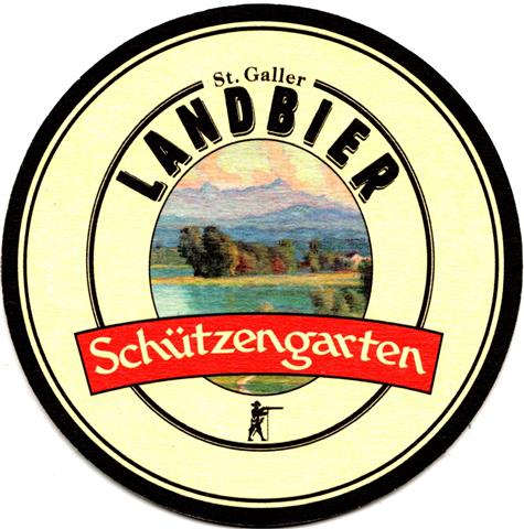 sankt gallen sg-ch sch�tzen landbier 1-2a (rund200-landbier)